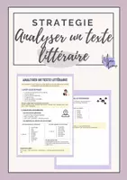 Vorschau - Arbeitsblätter - Analyser un texte littéraire - Deckblatt