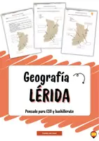 Vista previa - Unidades / Secuencias / Situaciones de Aprendizaje - 🌍Mapas y orientación. Trabajamos Lérida (geografía de España) - Portada