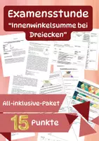 Vorschau - Stundenentwürfe - Unterrichtsentwurf Innenwinkelsumme Dreieck - Deckblatt