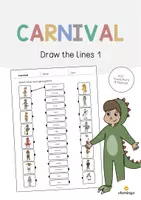 Vorschau - Arbeitsblätter - Carnival: Draw the lines 1 (Englisch) - Deckblatt