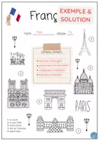 Vorschau - Arbeitsblätter - Deckblatt Paris mit Rätsel und Inhaltsverzeichnis - Seite 3