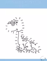 Vista previa - Manualidades / Dibujos para colorear - Animales para unir punto por punto - página 3