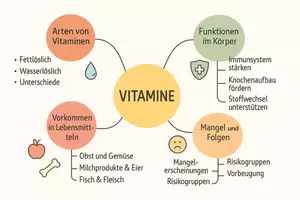 Vorschau - Arbeitsblätter - Lernposter + Arbeitsblatt "Vitamine" + Onlineübung & MP3 + Mindmap + Infografik - Seite 3