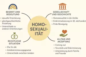 Vorschau - Arbeitsblätter - Lernposter + AB mit Fragen zum Thema "Homosexualität" + Lösungsblatt + Mindmap + Infografik - Seite 3