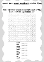 Vorschau - Arbeitsblätter - Spaß mit Past! - Seite 1