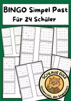 Vorschau - Spiele - SIMPEL PAST Bingo für 24 Schüler - Deckblatt