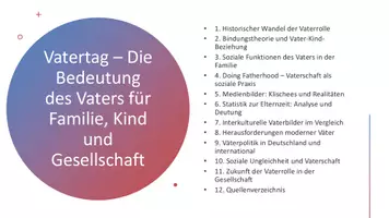 Vorschau - Unterrichtsreihen - Sparpaket „Vaterrolle heute“ für die Sekundarstufe I - Gesellschaft - Seite 2
