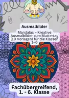 Vorschau - Mal- und Bastelvorlagen - Mandala Muttertag Ausmalbilder - Deckblatt