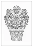 Vorschau - Mal- und Bastelvorlagen - Frühlings-Mandalas - Seite 1