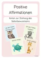 Vorschau - Poster - Positive Affirmationen - Deckblatt