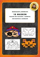 Vorschau - Mal- und Bastelvorlagen - Masken - Deckblatt
