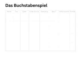 Vorschau - Spiele - Das Buchstabenspiel - Das andere Stadt-Land-Fluss-Spiel - Seite 1