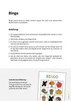 Vorschau - Spiele - Autumn: Bingo (Englisch) - Seite 1