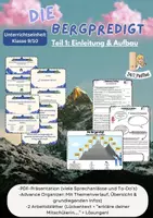 Vorschau - Arbeitsblätter - Die Bergpredigt: Einleitung & Aufbau (Kl. 9/10) - Deckblatt
