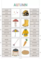 Vorschau - Stationenlernen - Autumn: Clip Cards / Klammerkarten (Englisch) - Seite 3