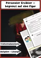 Vorschau - Arbeitsblätter - Erzählperspektiven Materialpaket: Erzählertypen und Erzählhaltung - Seite 1