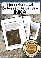 Vorschau - Text - Herrscher und Beherrschte bei den Inkas - Deckblatt