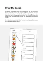 Vorschau - Arbeitsblätter - Autumn: Draw the lines 2 (Englisch) - Seite 1