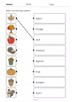 Vorschau - Arbeitsblätter - Autumn: Draw the lines 2 (Englisch) - Seite 2