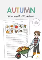 Vorschau - Arbeitsblätter - Autumn: What am I? - Worksheet (Englisch) - Deckblatt
