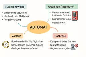 Vorschau - Arbeitsblätter - Lernposter + Arbeitsblätter zum Thema "Automat" + Lösung & MP3 + Mindmap + Infografik - Seite 3