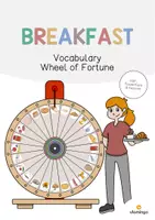 Vorschau - Mal- und Bastelvorlagen - Breakfast: Vocabulary Wheel of Fortune (Englisch) - Deckblatt