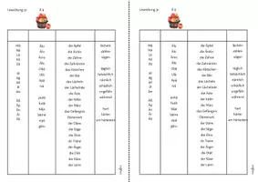 Vorschau - Stundenentwürfe - Leseübung 31 für die erste Klasse zum Buchstaben Ä ä - Seite 2