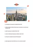 Vista previa - Hojas de trabajo - Preguntas sobre Ciudades del mundo - página 1