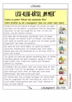 Vorschau - Arbeitsblätter - Leserätsel: Lese-Klebe-Rätsel am Meer - Seite 2