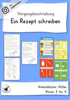 Vorschau - Unterrichtsreihen - Rezept schreiben - Vorgangsbeschreibung - Deckblatt