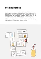 Vorschau - Stationenlernen - Drinks: Reading Domino (Englisch) - Seite 1