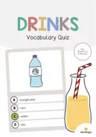 Vorschau - Spiele - Drinks: Vocabulary Quiz (Englisch) - Deckblatt