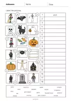 Vorschau - Arbeitsblätter - Halloween: Vocabulary Worksheet 2 (Englisch) - Seite 3