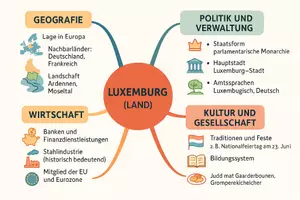 Vorschau - Arbeitsblätter - Lernposter + Arbeitsblatt "Luxemburg" + Onlineübung & MP3 + Mindmap + Infografik - Seite 3