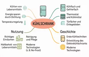 Vorschau - Arbeitsblätter - Lernposter + Arbeitsblätter zum Thema "Kühlschrank" + Lösung & MP3 + Mindmap + Infografik - Seite 3