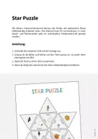 Vorschau - Stationenlernen - Halloween: Star Puzzle (Englisch) - Seite 1