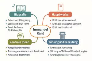 Vorschau - Arbeitsblätter - Lernposter + Arbeitsblätter zum Thema "Immanuel Kant" + Lösung & MP3 + Mindmap + Infografik - Seite 3