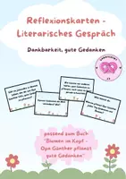 Vorschau - Bildkarten - Reflexionskarten - literarisches Gespräch - Blumen im Kopf - Deckblatt
