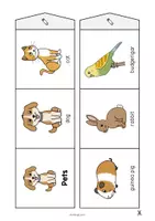 Vorschau - Mal- und Bastelvorlagen - Pets: Accordion Fold (Englisch) - Seite 3