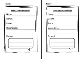 Vorschau - Stundenentwürfe - Gefühlsmonster – Gefühle mit Farben und Formen ausdrücken - Seite 3