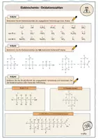 Vorschau - Arbeitsblätter - Elektrochemie - Übungsaufgabe Oxidationszahlen - Seite 3