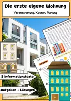 Vorschau - Arbeitsblätter - Hauswirtschaft Materialpaket: Wohnen, Haushaltsbudget, Ernährung, Wäsche, Hygiene & Nachhaltigkeit - Seite 1