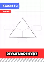 Vorschau - Arbeitsblätter - Rechendreiecke BLANKO - Deckblatt