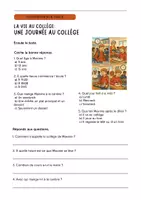 Vorschau - Stationenlernen - Materialpaket | la vie au collège en France | Klasse 7 - Seite 1