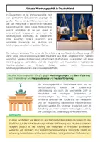 Vorschau - Arbeitsblätter - Wohnungspolitik – Aufgaben, Merksätze und Textverständnis - Seite 2