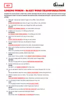 Vorschau - Arbeitsblätter - LINKING WORDS – 30 B2 Key Word Transformations - Seite 3