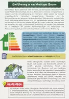 Vorschau - Arbeitsblätter - Nachhaltiges Bauen: Wohnungsbau und Klimaschutz erklärt - Seite 1