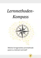 Vorschau - Merkblätter - Der Lernmethoden-Kompass für gehirngerechtes Lernen - Deckblatt