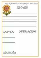Vista previa - Hojas de trabajo - CREAMOS PROBLEMAS CON IMÁGENES - página 3