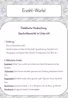 Vorschau - Spiele - Erzähl - Würfel/ Geschichtenwürfel / Cube for a story (Märchen) - Seite 1